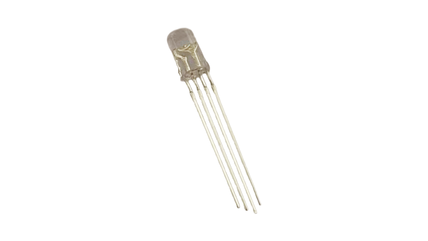 5 mm RGB LED with four-pin common-anode package