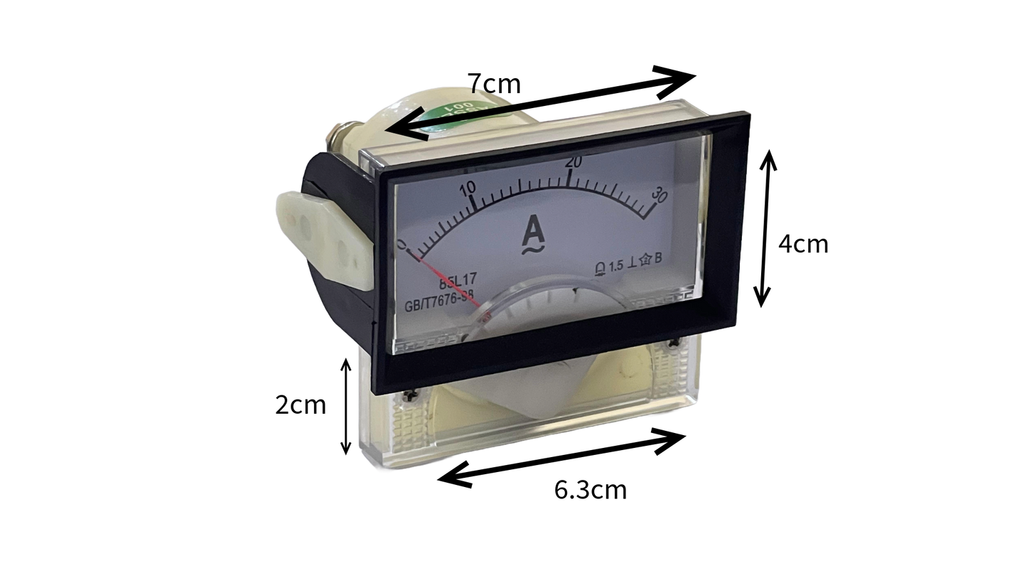 Analog Ammeter 30A