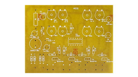 Empty Circuit Board for Voltage Regulator