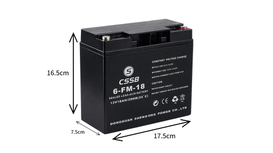 6-FM-18 | CSSB Battery 12V 18AH