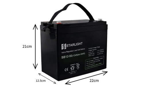 SB12-50 | Starlight Battery 12V 50AH