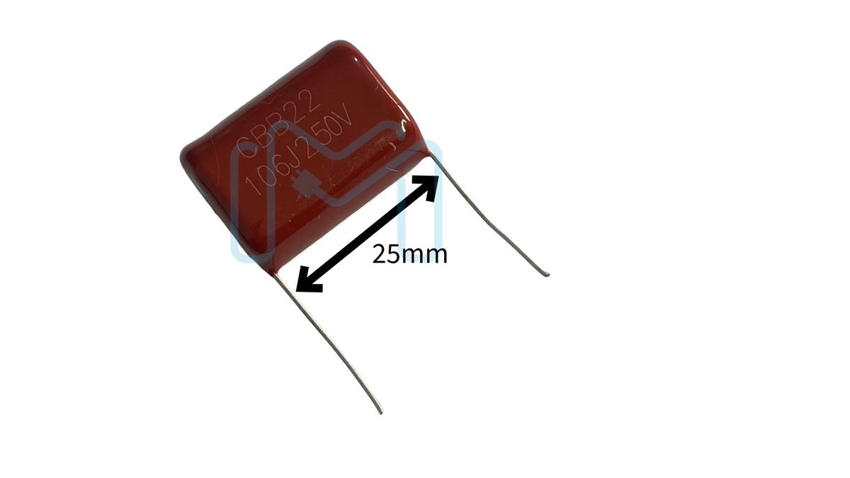 Cbb22 CBB22 Film Capacitor 10uF 250V P=25mm – Metas Lebanon
