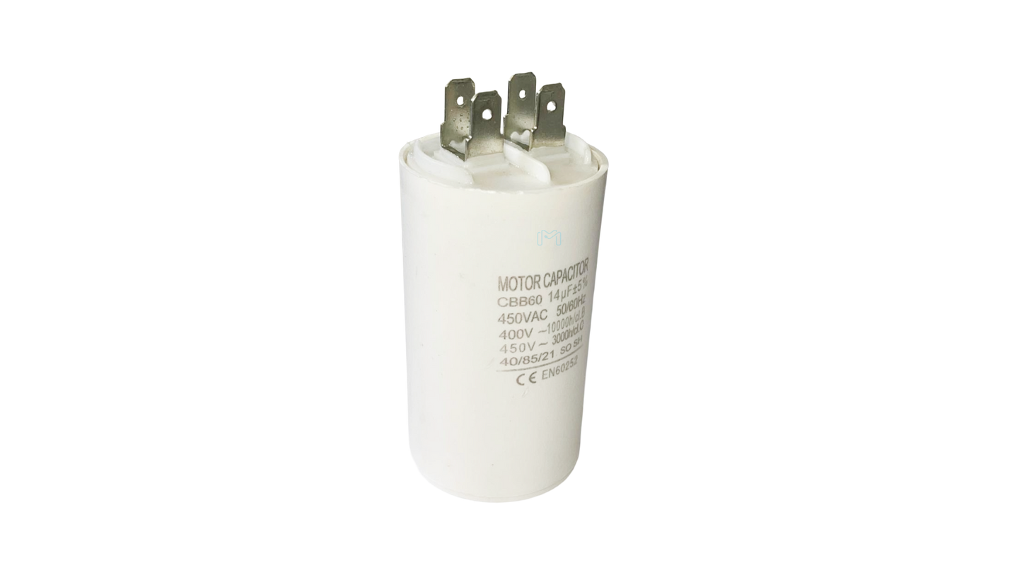 CBB60 | Motor RUN Capacitor 14uF 450VAC