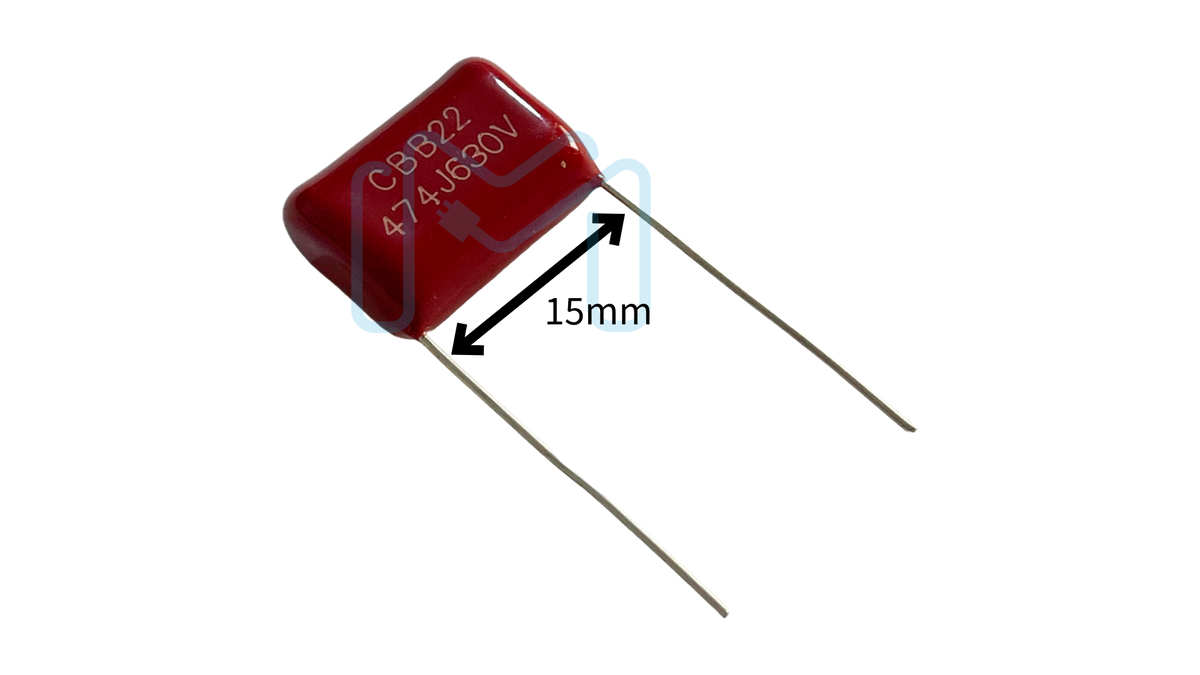 Cbb22 CBB22 Film Capacitor 470nF 630V P=15mm – Metas Lebanon