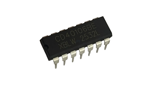 XBLW CD40106BE hex Schmitt-trigger inverter in DIP package
