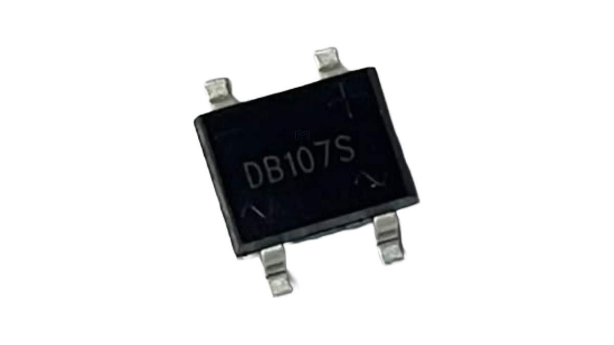 SEP DB107S surface-mount bridge rectifier with four terminals