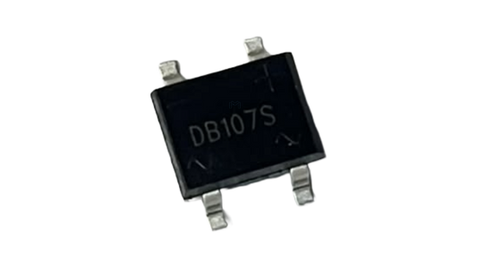SEP DB107S surface-mount bridge rectifier with four terminals