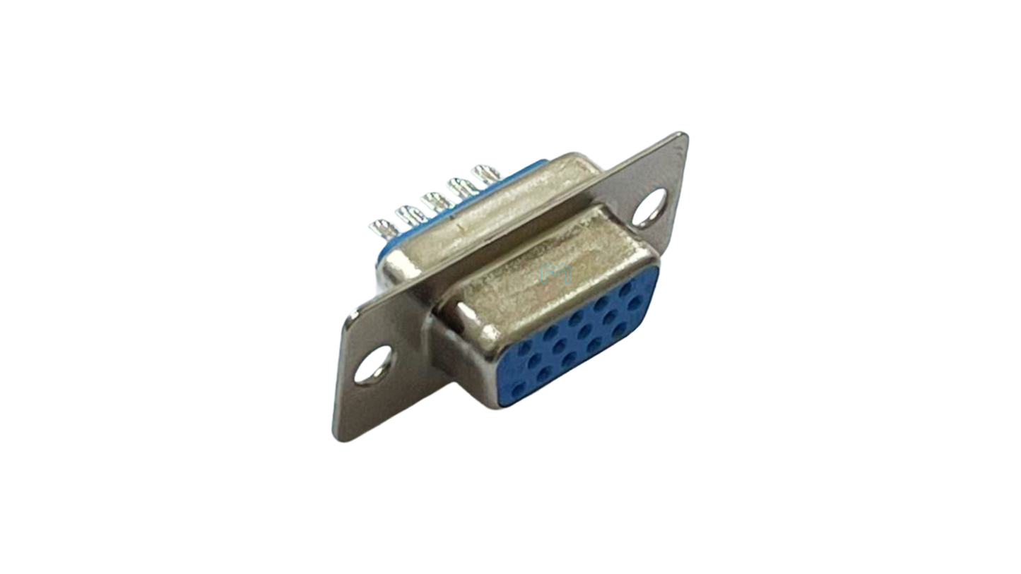 DB15 Female Connector - Solder Type 3 Rows (VGA)
