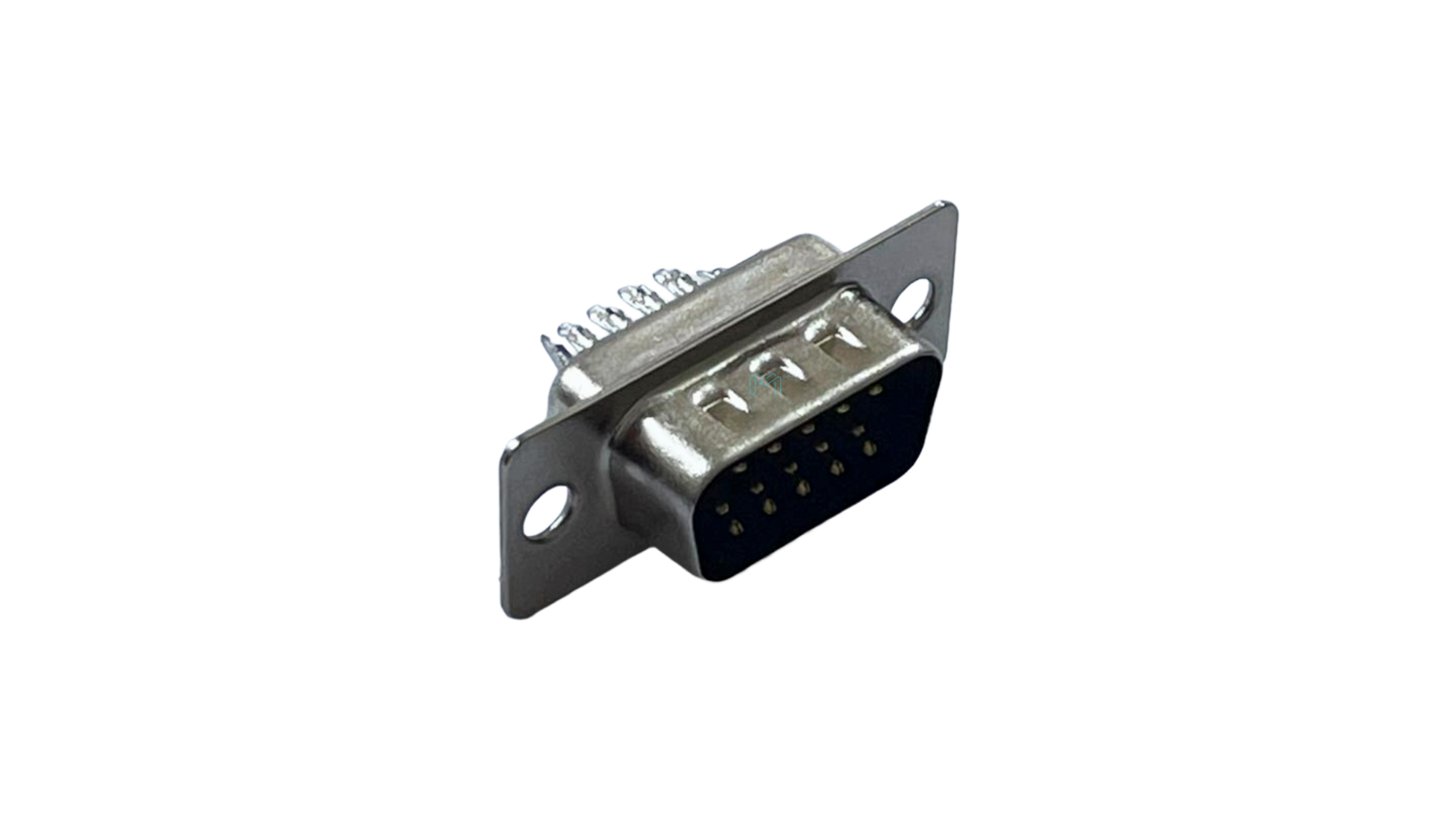 DB15 Male Connector - Solder Type 3 Rows (VGA)