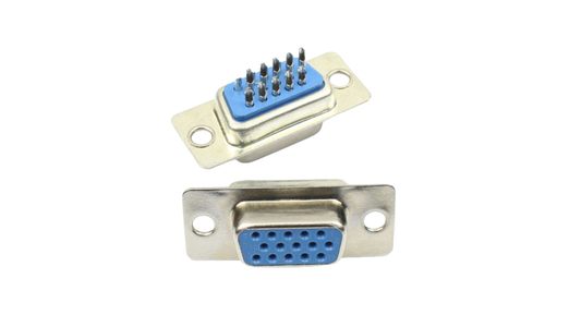 DB15 Female Connector - Solder Type 3 Rows (VGA)