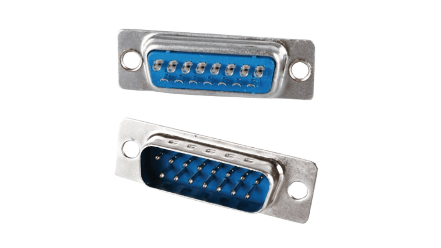 DB15 Male Connector - Solder Type 2 Rows
