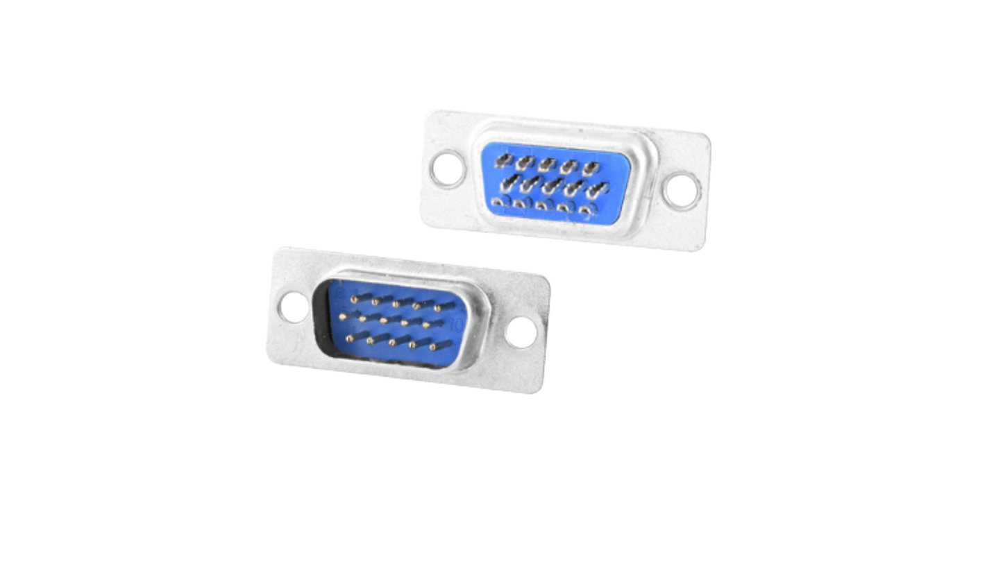 DB15 Male Connector - Solder Type 3 Rows (VGA)
