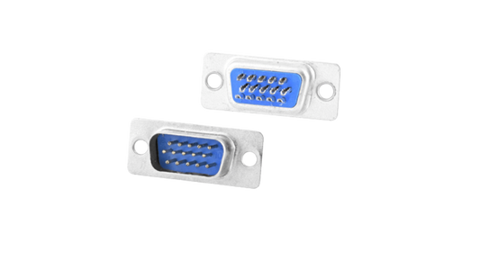 DB15 Male Connector - Solder Type 3 Rows (VGA)