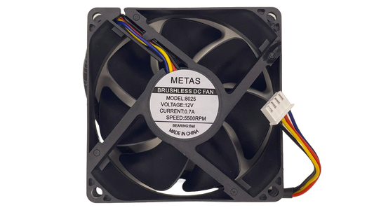 Fan 8X8X2.5cm 12V 4Wire 4Pin