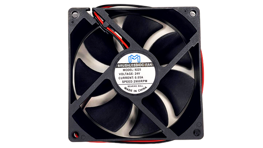 Fan 9.2X9.2X2.5cm 24V 2Wire