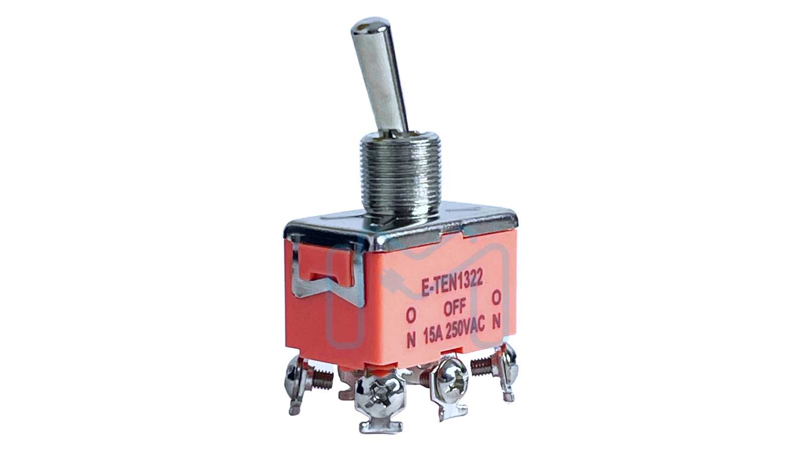 E-TEN1322 | Toggle Switch ON/OFF/ON 6Pin Screw
