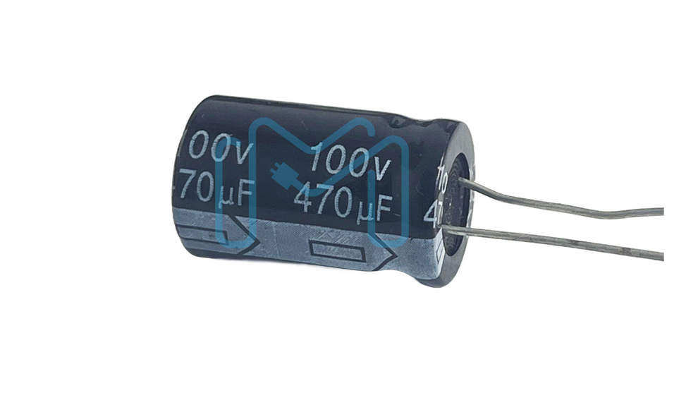 RS PRO 470uF Electrolytic Capacitor 100V dc, Through Hole - RS RS PRO 470uF Electrolytic Capacitor 100V dc, Through Hole - RS