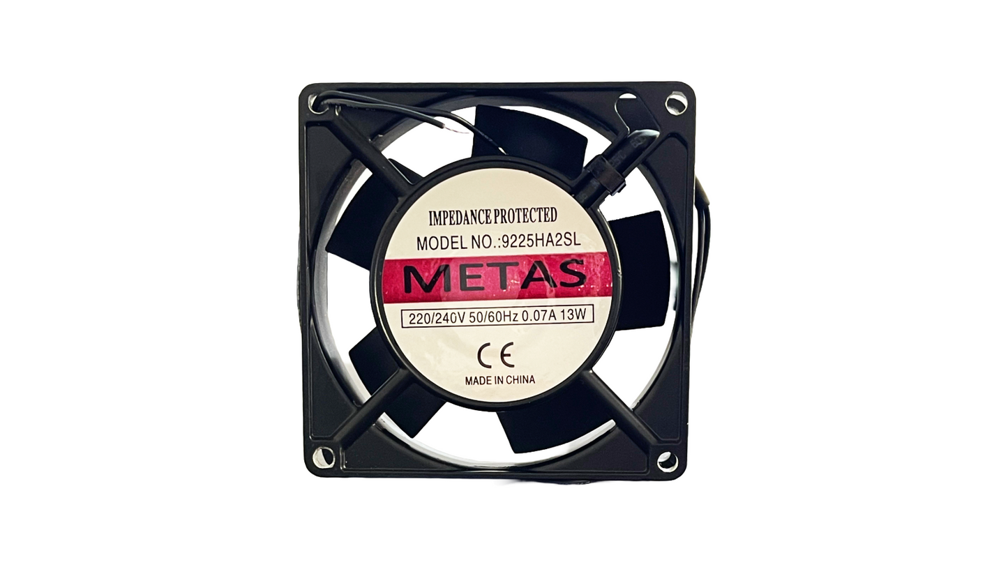 Fan 9.2X9.2X2.5cm 220V 2Wire