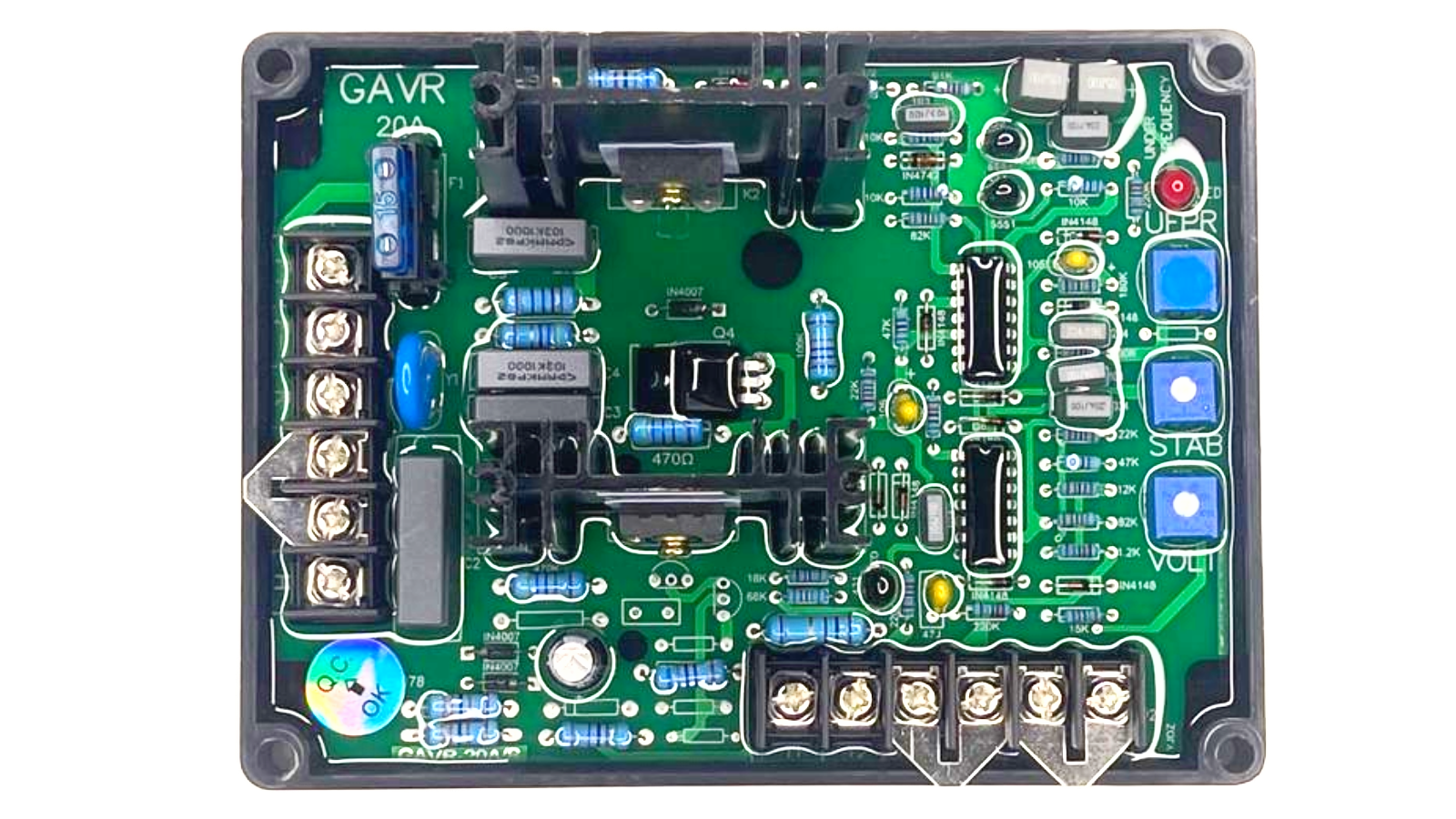 GAVR 20A Universal Brushless AVR for Generator – Metas Lebanon