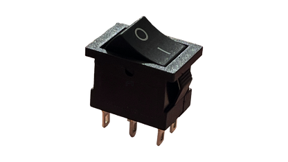 KCD1-202 Black Rocker Switch