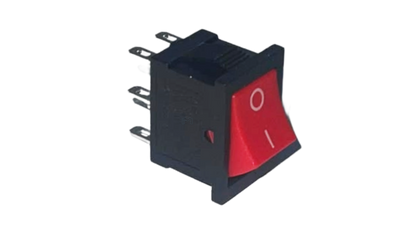 KCD1 Red Rocker Switch