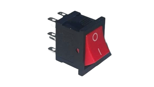KCD1 Red Rocker Switch