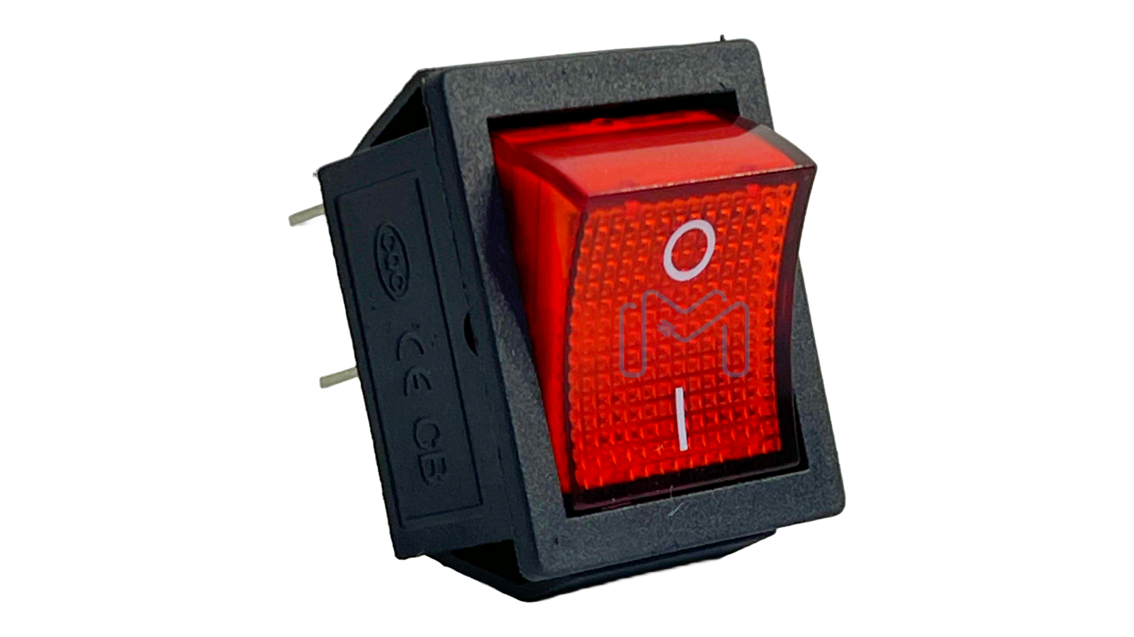 KCD4-201 | ON/OFF 4Pin Red with Led – Metas Lebanon