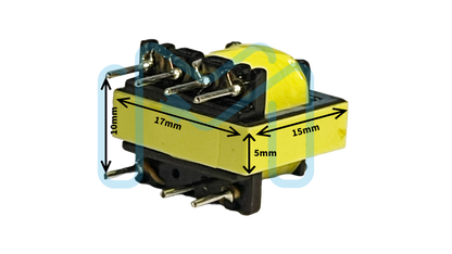 Transformer EE17 4Pin x 4Pin P=10mm (2Wire x 4Wire)