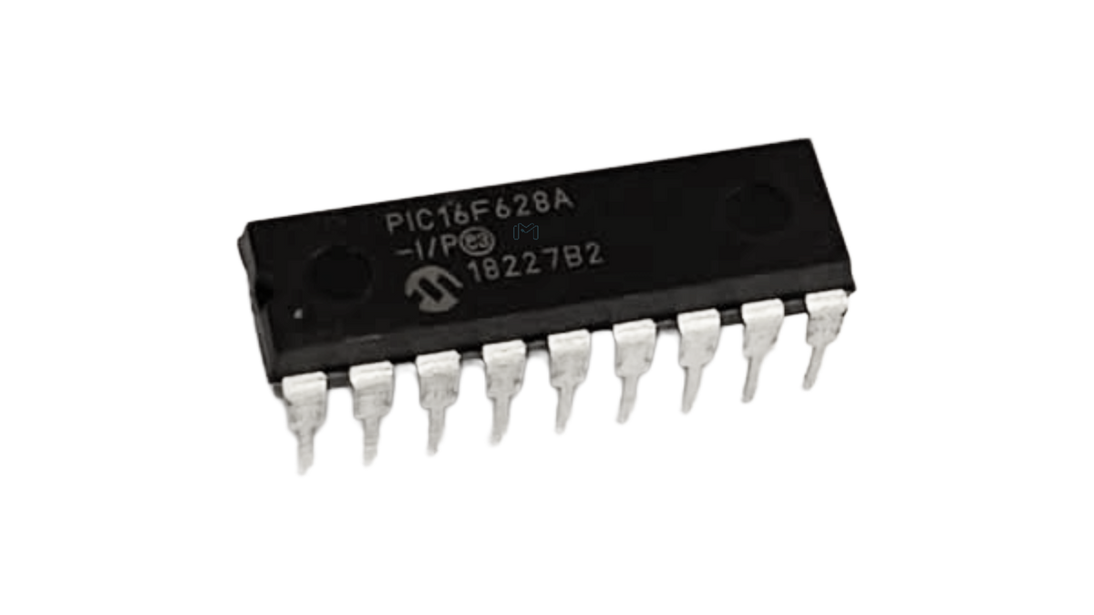 Microchip PIC16F628A-I/P 8-bit microcontroller in PDIP-18 package