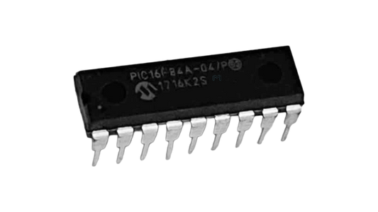 Microchip PIC16F84A-04/P 8-bit microcontroller in DIP-18 package