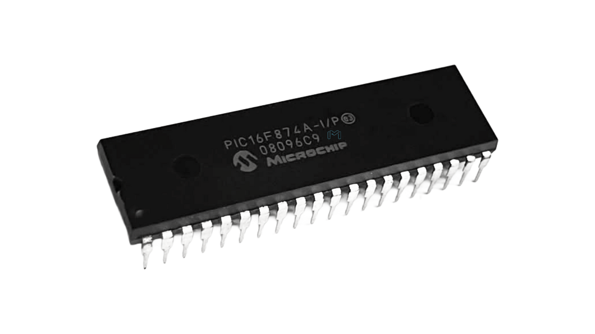 Microchip PIC16F874A-I/P 8-bit microcontroller in PDIP-40 package