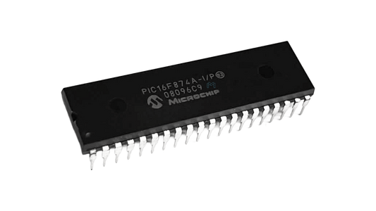 Microchip PIC16F874A-I/P 8-bit microcontroller in PDIP-40 package