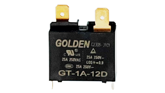 GT-1A-12D | Relay 1x25A 250VAC 4PIN Golden