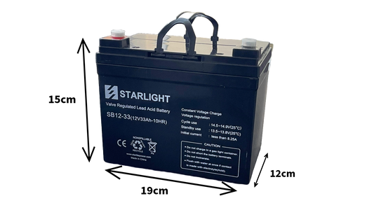 SB12-33 | Starlight Battery 12V 33AH