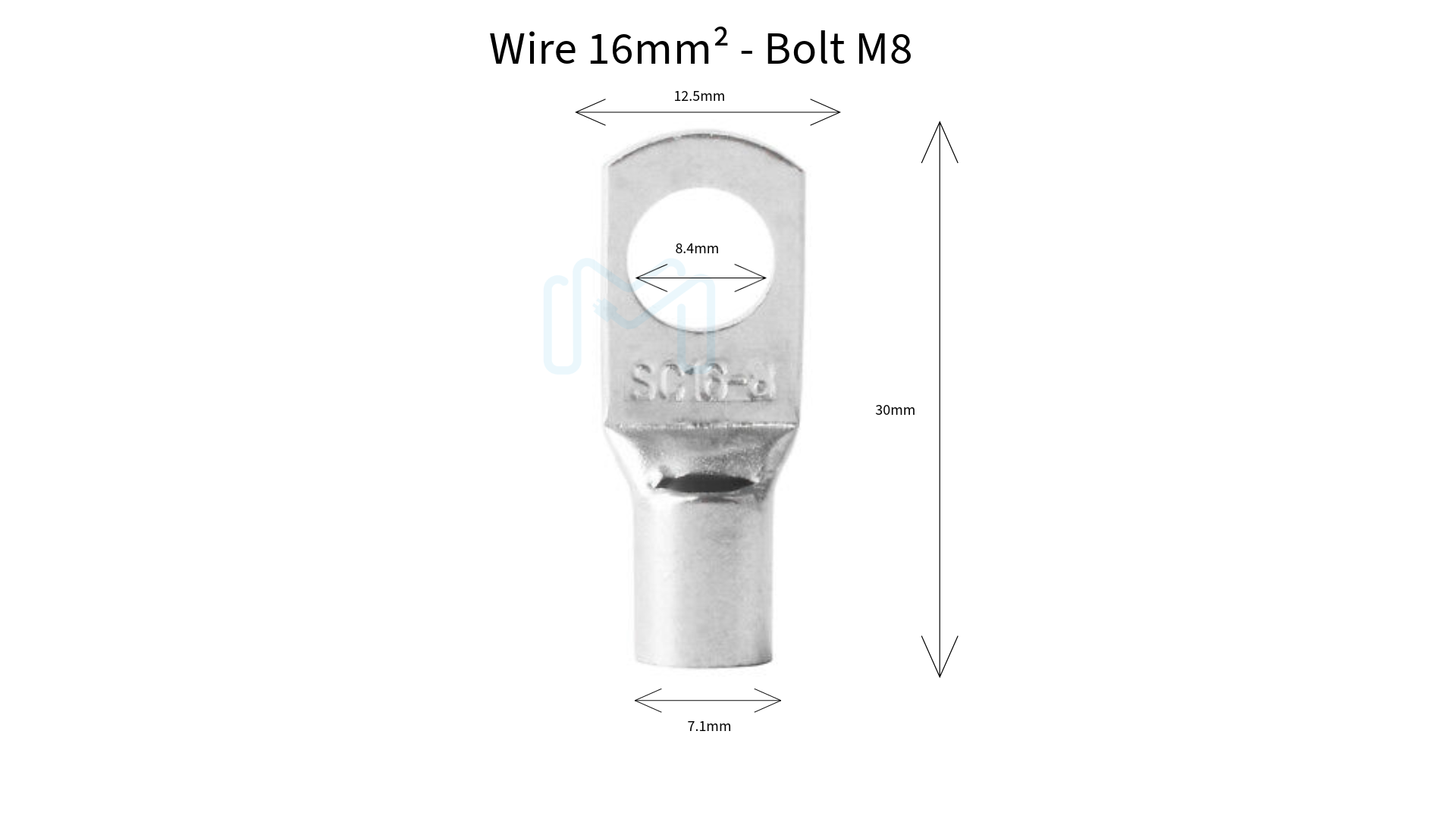 SC16-8 | SC Type Tubular Cable Lugs – Metas Lebanon