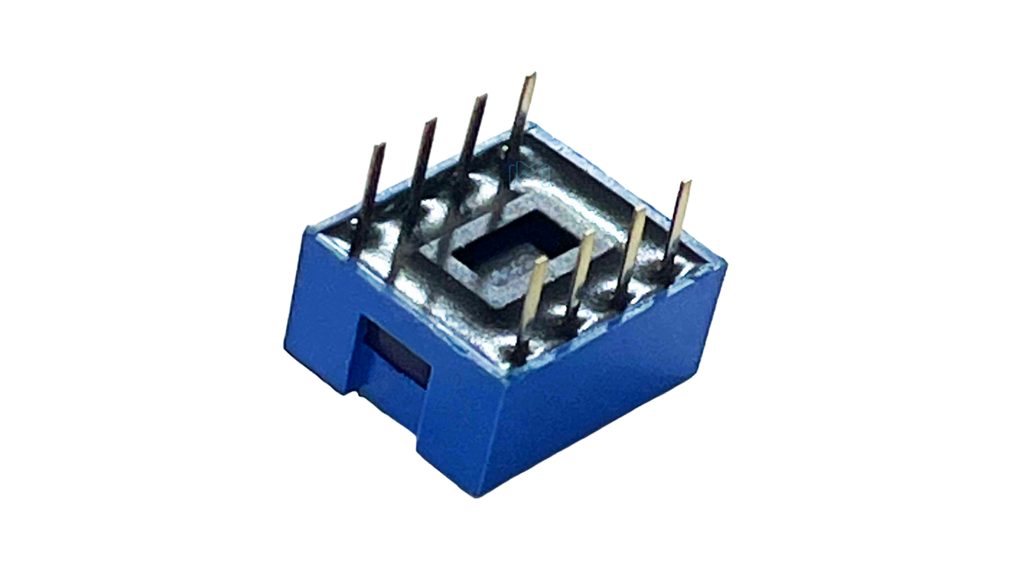 DIP Switch Slide Type - Raised Actuator Blue
