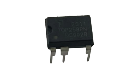 Three-lead power IC marked TOP258PN