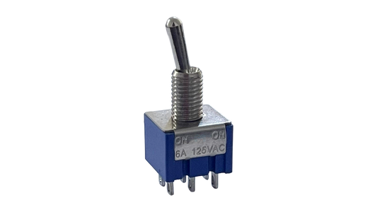 MTS-202 | Toggle Switch ON/ON 6PIN Blue