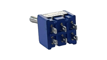MTS-202 | Toggle Switch ON/ON 6PIN Blue