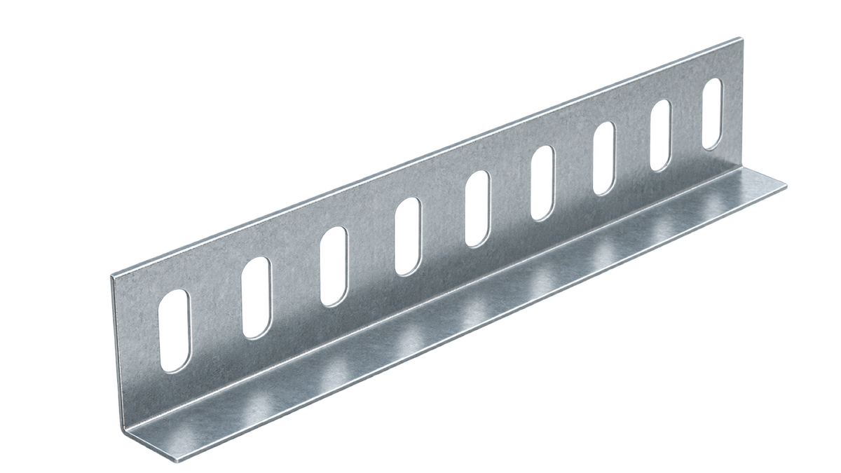 Artim AST1 straight cable tray coupler with slotted L profile