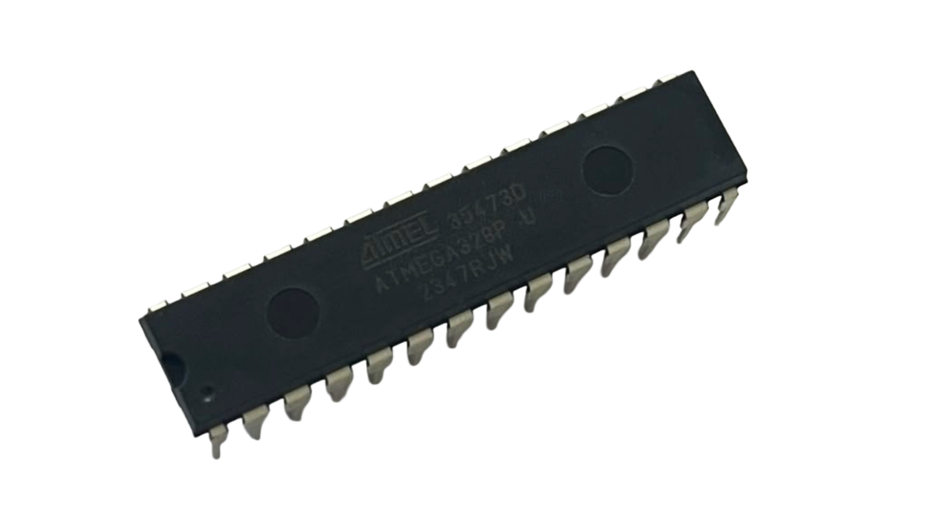 ATmega328P-PU 8-bit AVR microcontroller in DIP-28 package