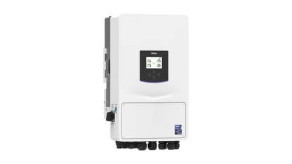 Deye SUN-12K-SG06LP1-EU-CM3 12 kW hybrid solar inverter, three-quarter view