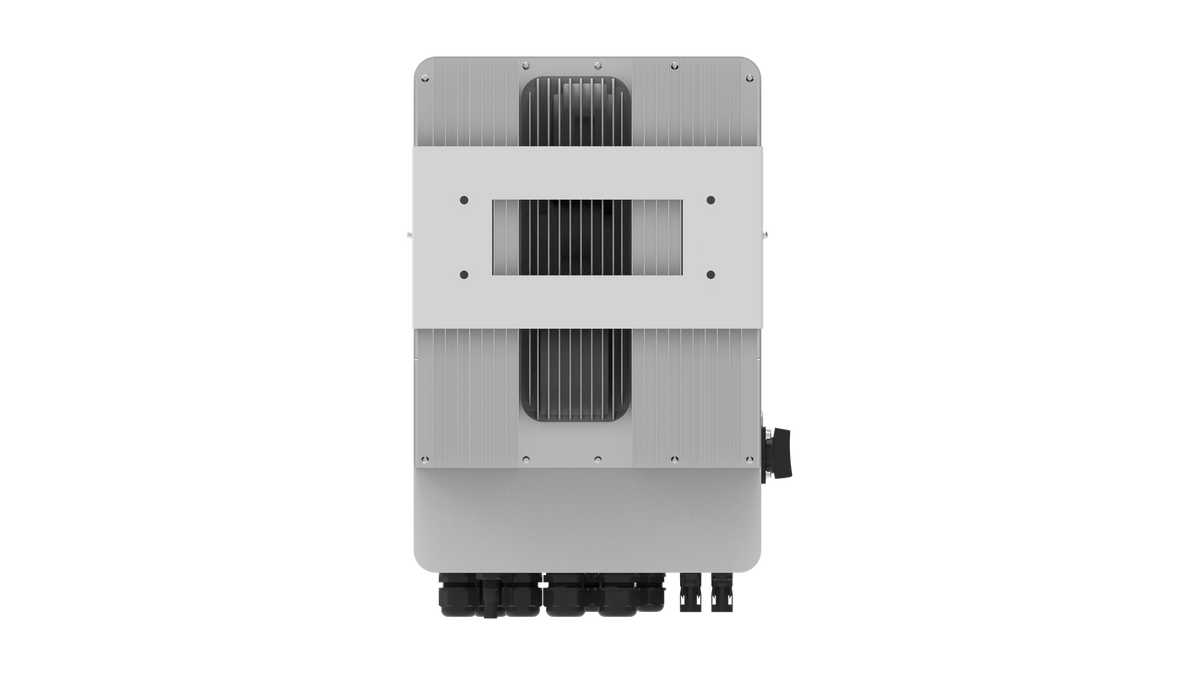 Deye SUN-6K-SG06LP1-EU-CM2 solar inverter, rear view