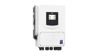Deye SUN-6K-SG06LP1-EU-CM2 6 kW hybrid solar inverter, three-quarter view