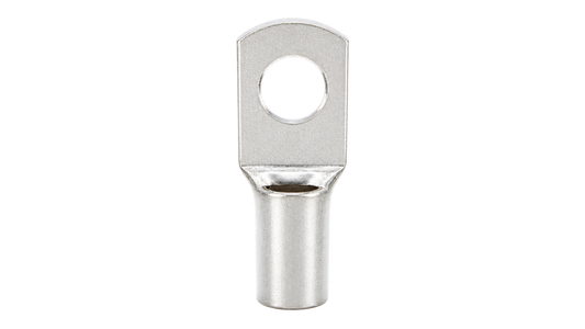 SC10-6 non-insulated ring terminal, upright front view