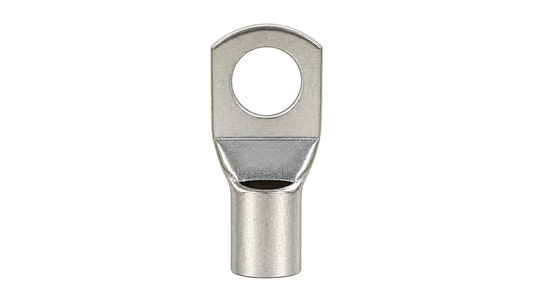 SC120-16 non-insulated ring terminal, upright front view