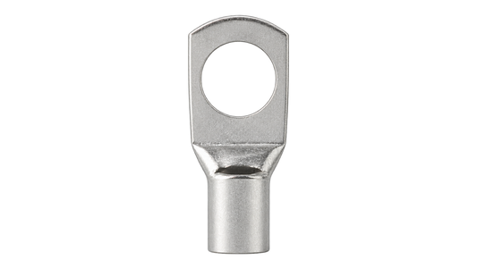 SC16-8 non-insulated ring terminal, upright front view