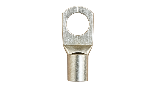 SC35-10 non-insulated ring terminal, upright front view