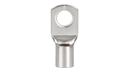 SC35-8 non-insulated ring terminal, upright front view