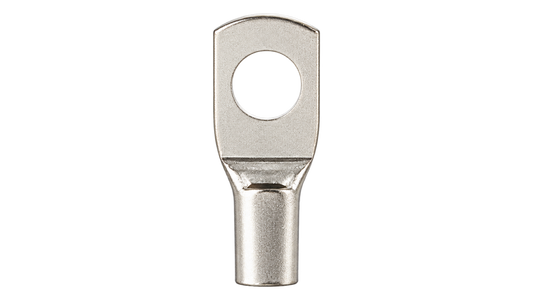 SC6-6 non-insulated ring terminal, upright front view